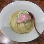 三馬路 - 特製昆布水つけ麺（醤油）　¥1,400