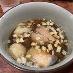 三馬路 - 特製昆布水つけ麺（醤油）　¥1,400