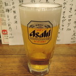 にしだ屋 - 　生ビール450円