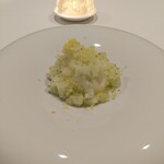 La Vallee d'Or - レモンとバジルのグラニテ、マスカルポーネのアイスクリーム