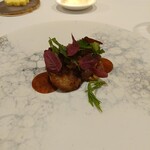 La Vallee d'Or - マグロほほ肉のムニエル＆赤身のタルタル