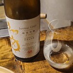 温石 - 山田錦に有名な産地である東条産をつかった純米吟醸。今日のお酒のなかでは一番バランス型。