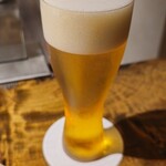 温石 - 生ビール。