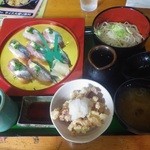 更科本家 - さんま握り寿司定食