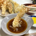 天ぷら定食ふじしま - 海老