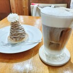 ミエ シマムラ - フレンチモンブランとカプチーノアイス