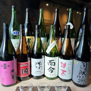 Izakaya (Japanese-style bar) you can enjoy the marriage of sake and food carefully selected by a sake master.