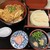 川福 - 料理写真:ランチのタイムサービスで、カツ丼とミニざるうどん