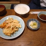天ぷら 中山 - 小盛定食