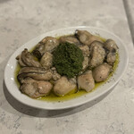 ダイタリア - 広島大粒カキのオイル煮、サルサヴェルデ