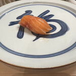 寿司福島 - 鱒、サーモンよりサッパリで美味しかっです