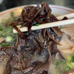 博多ラーメン なみへい - キクラゲリフト