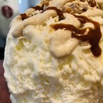 こひる庵 - バナナは完熟と言うより青みが残るさっぱり系かな