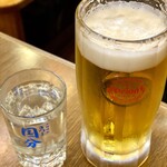 Okinawa Shurakuyagate - 生ビールと焼酎お湯わり