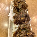 Okinawa Shurakuyagate - もずくの天ぷら