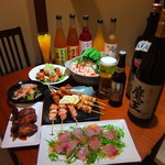 h Izakaya Haru - コースの料理も充実しています