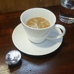 キッチン ブルー グローブ - ホワイトコーヒーにします