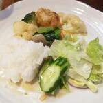 キッチン ブルー グローブ - 最後のワンプレート