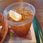 Mosubaga - テリヤキバーガー平日限定昼割セット（アイスティーキャンディ茶葉（レモン））