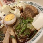 桂花ラーメン - アップで