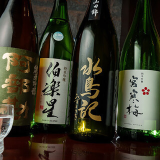 A wide variety of Miyagi local sake is available. A course menu is also offered where you can enjoy Sendai beef and beef tongue.