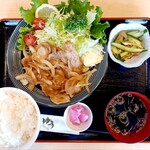 麺酒 ゆう - 生姜焼き定食