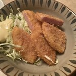 焼鶏館 - ハムカツ