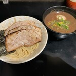 Tsukemen mushin - 豚骨つけ麺（味玉入り）200g＋炙りチャーシュートッピング