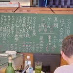 栄寿し総本店 - おすすめ黒板