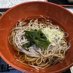 Inakaryouri Shion - 【2024.5.23(木)】②ミニヒレソースかつ丼＋冷そばセット890円の冷そば