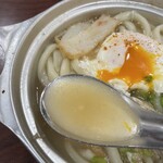 Nabeyaki Udon Asahi - 甘くて優しくて母が作ってくれた鍋焼きうどんの味と似てる！(*´˘`*)♡