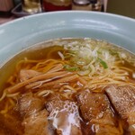 航海屋 - メンマと、たっぷりの"那須の白美人ねぎ"。これで750円。
