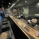 俺の空 - 入店時の店内。この後まぁまあ混雑