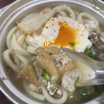 Nabeyaki Udon Asahi - たっぷりとお出汁を吸ったお揚げさんも美味しい。