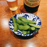 Hoshigaoka Seimenjo - お通しの枝豆です