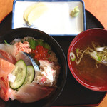 Nishiyama Pakingu (Kudari) Resutoran - 海鮮丼：750円