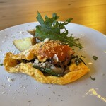 Harvest - オムレツ（シェアした半分）