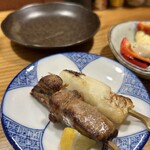 魚串焼き 龍田 - まぐろトロと鯛