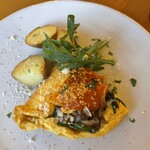 Harvest - オムレツ（シェアした半分）