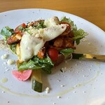 Harvest - バーベキューチキンメルト（シェアした半分）