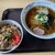 山奈食堂 - 料理写真:ラーメンと焼肉丼