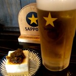 焼鳥 あばれん坊 - 生ビールとお通し