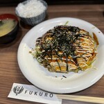 Teppanyaki Fukurou - 日替りランチ（じゃがおこ定食）850円