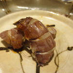 鮨 多門 - 自分は長崎のしゃこ。これももちろん美味しいものでした。