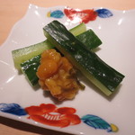 鮨 多門 - モロキュウも良い口直し。