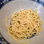 中華そば　中村屋 - これだけ残してしまいました。