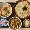 そば処たむら - 料理写真:「けんちんつけざる」@950＋「小天丼」@650