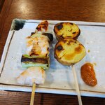 釜めし菜時記 さき亭 - コースの串焼き