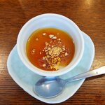 釜めし菜時記 さき亭 - コースのデザート ほうじ茶プリン
