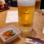 Unatetsu - 生ビール(ジョッキが大きくて嬉しい)